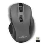 Bluestork - M-WL-OFF75 - Souris sans Fil Double connexion : Bluetooth & USB 2.4 Ghz - Souris sans fil Rechargeable, Ambidextre, Ergonomique - Souris sans Fil silencieuse pour PC/MAC – New (Grise)