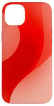 Coque pour iPhone 14 Plus Esthétique Rouge Abstrait