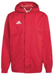 adidas Men's Entrada 22 All-Weather Jacket (Plus Size), team power red 2, L Extra Tall