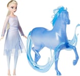 Disney La Reine des neiges 2, poupée Elsa et figurine Nokk