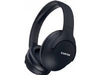 CANYON OnRiff 10, Canyon Bluetooth headset,with microphone,with Active Noise Cancellation function, BT V5.3 AC7006, battery 300mAh, Type-C charging plug, PU material, size:175*200*84mm, charging cable 80cm and audio cable 150cm, Black, weight:253g