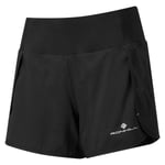 Ronhill Juoksushortsit Tech Revive Shorts 42 Naisten Black/Bubblegum