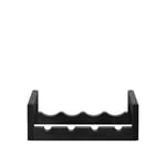 Massproductions - Silo Stackable Wine Rack - Black Stained Ash