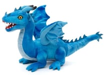 Uni-Toys - Dragon Bleu – 40 cm (Longueur) – Peluche – Doudou