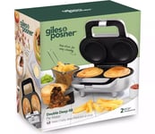 * *Giles&posner Pie Maker Machine Double Non-Stick with Crimping edgeRP£40/book