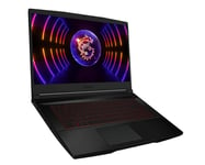 MSI Thin GF63 - 15.6", i5-12450H, 16GB RAM, 512GB SSD, RTX 2050