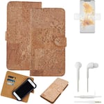 FOR Huawei Mate 50 Pro SMARTPHONE CASE COVER WALLETCASE CORK