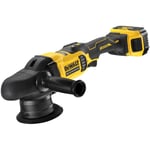 DEWALT DCM848P2 XR Brushless Polisher 125mm 18V 2 x 5.0Ah Li-ion