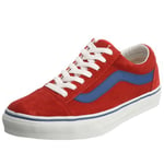 Vans Unisex-Adult Old Skool Trainers, High Risk Red/Classic Blue, 3 UK