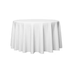 Gastro Uzal Nappe damassée - Taille au Choix - Édition Gastro - Blanc - Ronde - 280 cm - Nappe sanforisée - 100% Coton