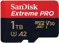 SANDISK Carte Micro SDXC Extreme PRO 1TB+ Adapt