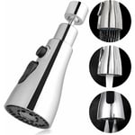 Yozhiqu - Douchette Evier Cuisine Robinet 360 Degres, 3 Modes Brise Jet Embout Robinet Cuisine avec Aerateur, Mitigeur Evier Cuisine Tete de Robinet