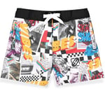 Maillots de bain enfant Freegun  Boardshort court garçon avec ceinture demi-élastiquée Sur