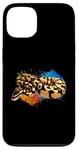 Coque pour iPhone 13 Ball Python Aquarelle Reptile Keeper Paint Splash