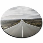 Round Mouse Mat - Nevada Utah Open Road Driving America Office Gift #14818