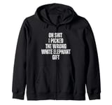 Funny Secret Santa Office Christmas Party Zip Hoodie