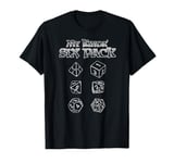 My Kinda' Six Pack, Funny RPG Dice, D 20 Tabletop Game T-Shirt