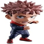 Chibi Masters Jujutsu Kaisen Figurine Yuji Itadori | Figurine d'anime Yuji Itadori de 8 cm sur Base | Modèles Jujutsu Kaisen à Collectionner | Bandai