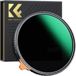 K&F Concept 82mm Variable ND Filter ND2- ND400 High Definition Nano X Adjustable