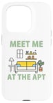 iPhone 15 Pro Natural Harmony - Meet Me at the Apt in Green Case