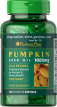 PURITAN'S PRIDE Pumpkin Seed Oil 1000mg, for men, 100 Softgels Capsules UK Based