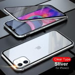 Magneto fodral för iphone Xr silver "Silver""Silver"