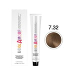 GLAMOUR Ammonia Free Hair Color Cream N. 7.32 Caramel