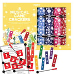 Celebration Crackers Foxy Xylophone Musical Christmas Crackers for Children - 8x 12 inch - Rainbow - FSC Certified, Recyclable Packaging, Eco-Friendly Crackers