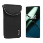 Neoprene Phone Case for OnePlus 11 Sock Pouch Smartphone Cover Black