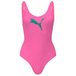 Puma Womens Swimsuit Swimwear, Pink, XL UK