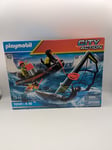 Playmobil City Action 70141 Sea Rescue Water Rescue with Dog Kids Playsets New