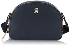 Tommy Hilfiger Sac à Bandoulière Femme Half Moon Crossover Petit, Bleu (Space Blue), Taille Unique