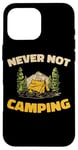 iPhone 16 Pro Max Campsite Tenting Campground Camp Campfire Tent - Camping Case