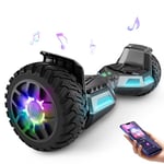 8.5 Pouces Tires Self Balancing Scooters with Music Speaker, Self Balancing Scooter for Kids