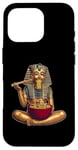 Coque pour iPhone 16 Pro Nouilles japonaises Pharaoh King Tut Ramen