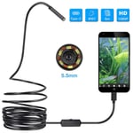 Typ C Borescope USB Inspektionskamera Hd,6 Justerbart LED-ljus