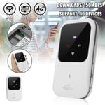 Home Unlocked 4G-LTE Adapter Mobile Broadband WiFi MiFi Hotspot Wireless Router