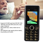 2G GSM Seniors Cell Phone 3 SIM Card 3600mAh Long Battery Life Unlocked Button P