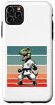 Coque pour iPhone 11 Pro Max T.Rex Karate Gi Ceintures noires Force de position puissante