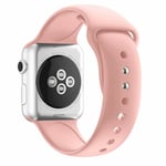 Bracelet en silicone boucle double rose pour votre Apple Watch Series 4 40mm/Series 3 2 1 38mm