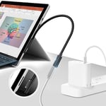 USB Type C PD 15V virtalähteen sovitinlaturi latauskaapeli Surface Pro 7/6/5/4/3/GO/BOOK kannettavalle 1/2