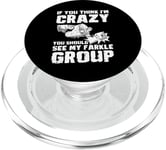 If You Think Im Crazy Dice Game Farkle PopSockets PopGrip for MagSafe