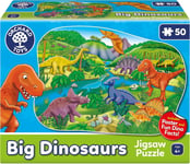 Orchard Toys Big Dinosaurs Jigsaw Puzzle for Kids - Large, 50-Piece, Dinosaur 4+