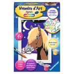 Ravensburger – Numéro d’Art format 8x12cm – Cheval de nuit – Loisir créatif – Dès 7 ans – 28784