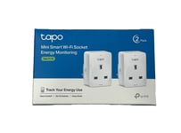 Tapo Smart Plug with Energy Monitoring, Works with Amazon Alexa Echo, 2-Pack