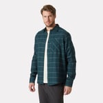 Helly Hansen Aker Langermet Flanellskjorte Herre Grønn 2xl