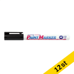 Paint Marker permanent 1.2mm | Artline 440XF | svart | 12st