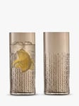 LSA International Wicker Glass Highball, Set of 2, 400ml