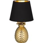 Trio Lighting Pineapple barnelampe, gull, 35 cm