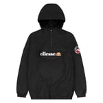 Ellesse Veste Homme -Monterini Coupe-Vent, Capuche, Zip, Logo, Uni Noir 2xl (Xx-Large)